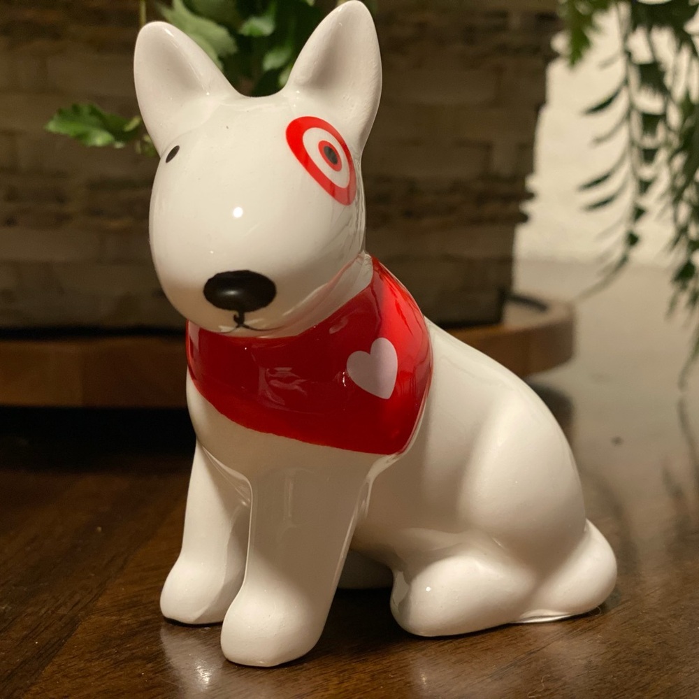 Valentine’s Ceramic Target Bullseye Dog